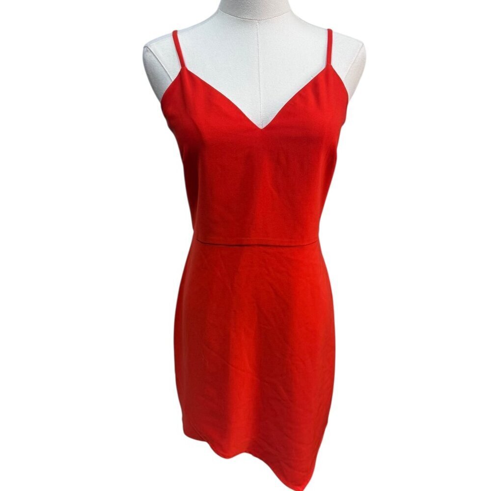 Lovers + Friends Red Asymmetrical Mini Dress Size Small EUC